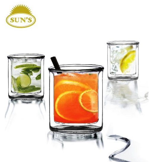 Sun's Tea Double Walled Drinking Glass, Manhattan-Style Glass for Hot and  Cold Liquids, Whiskey, Bou…See more Sun's Tea Double Walled Drinking Glass